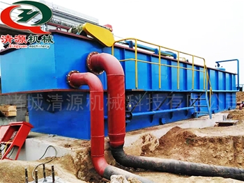 河南安陽食品污水處理設(shè)備安裝現(xiàn)場(chǎng)